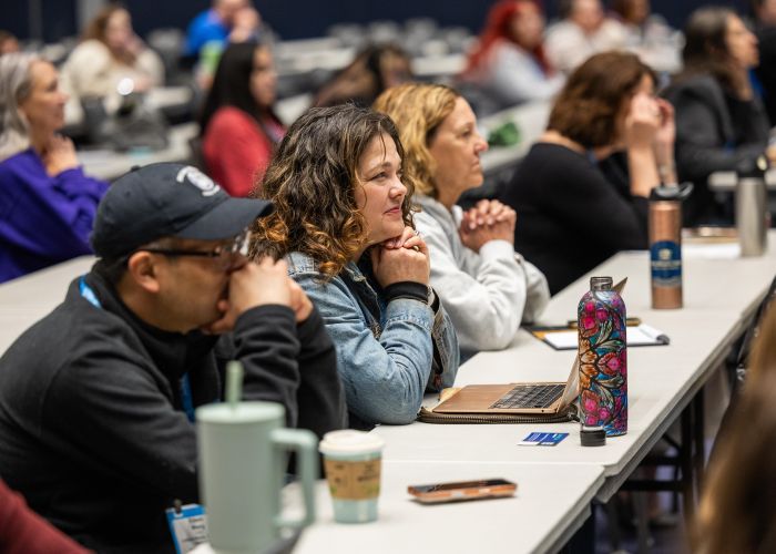 Attendees at a workshop
