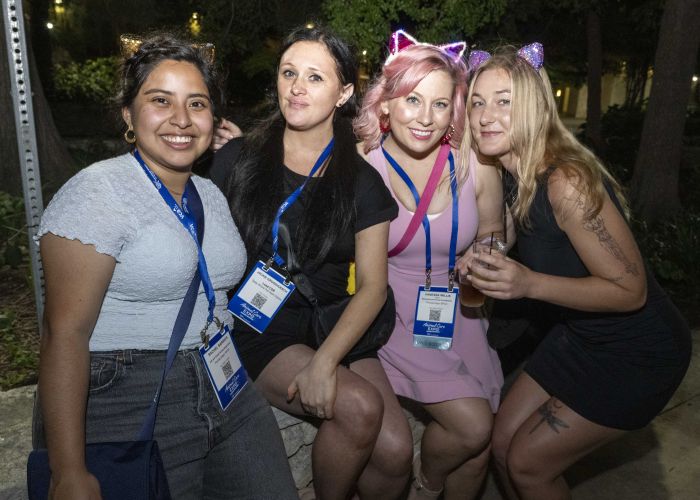Group of women at Expo party