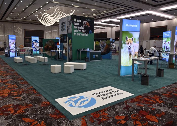 Humane World for Animals Booth