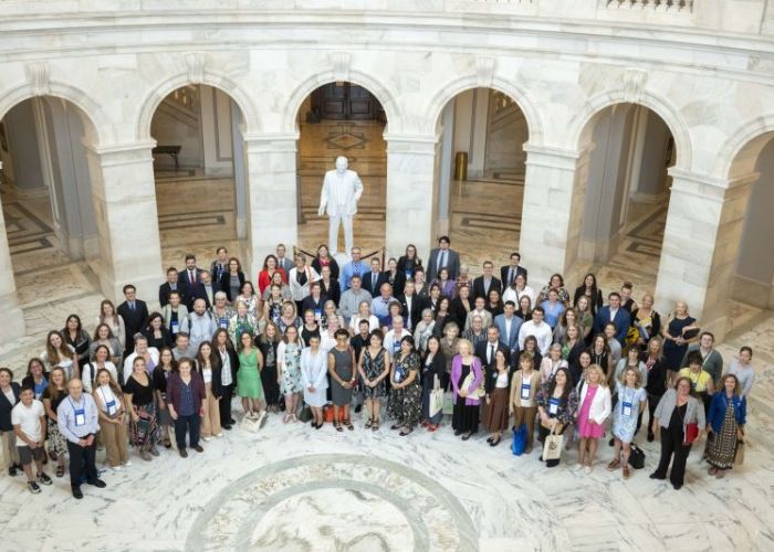 TAFA 2024 Humane Lobby Day participants at the Capitol.